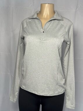 Jockey Light Gray Quarter-Zip Pullover